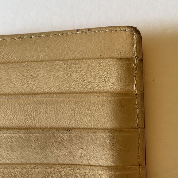 Kate Spade Wallet With Coin Zip New York Red patent Leather Tan Inside Used - Picture 14 of 16